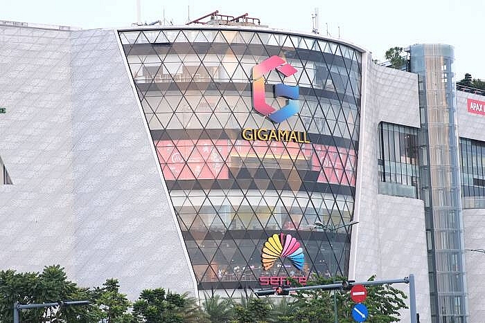 Trung tâm thương mại GigaMall, TP THủ Đức, TP HCM - do một công ty bất động sản có liên quan đến Bamboo Capital. (Ảnh minh họa: MH).
