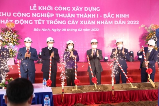 Viglacera "khai Xuân", khởi công dự án KCN Thuận Thành I và dự án khu nhà ở công nhân KCN Yên Phong, tỉnh Bắc Ninh